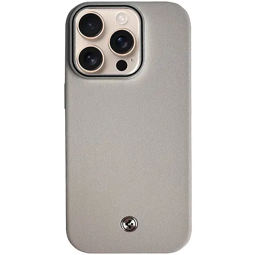 Чохол SGP PC+Leather with MagSafe для Apple iPhone 16 Pro 6.3 Grey
