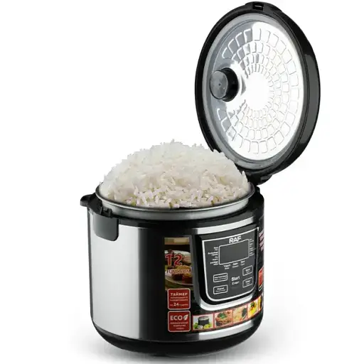 Багатофункціональна мультиварка RAF-166B з антипригарною чашею 12 програм 6 л - фото 2
