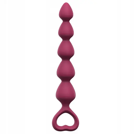 Анальний ланцюжок Love To Love Bing Bang M Plum Star 18.5 см (бордовий)