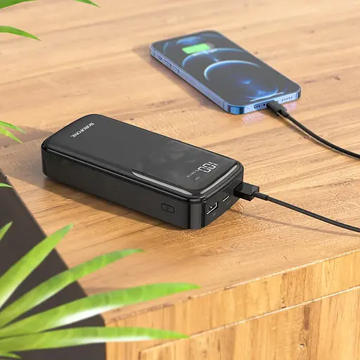 Універсальна мобільна батарея Borofone Mike BJ17A 20000mAh 10W (Чорний) - фото 4