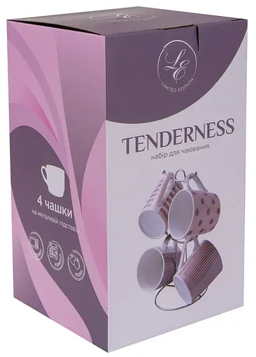 Набір кухлів Limited Edition Tenderness 4х280 мл (6509615) - фото 3