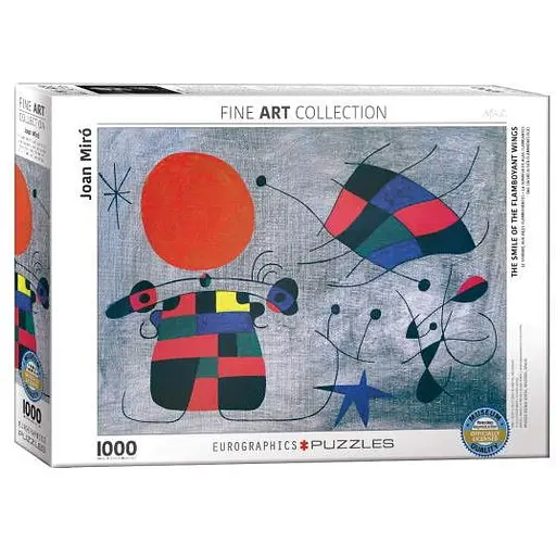 Пазл EuroGraphics Усмішка з яскравих крил Жоан Міро 1000 ел. (6000-0856)
