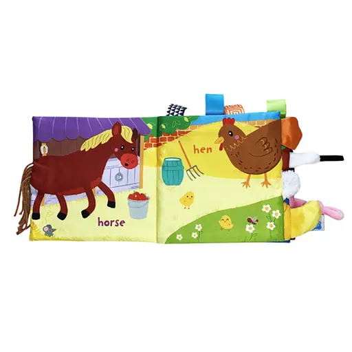 Интерактивная развивающая книжка "Ферма" MGZ-1218 - фото 3