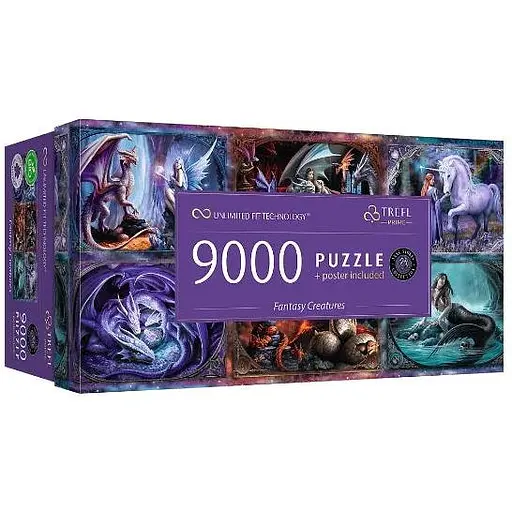 Пазл Trefl Бесконечная коллекция: Фэнтези существа 9000 эл. (81034)