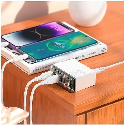 Зарядний пристрій 6 виходів Hoco N36 Fuerza six-port charger 65W - фото 7