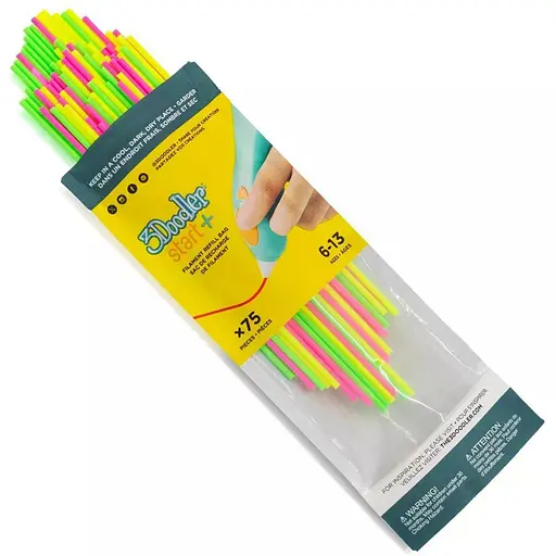 Набор стержней для 3D-ручки 3Doodler Start Микс 3 цвета 75 шт. (3DS-ECO-MIX4-75) - фото 2