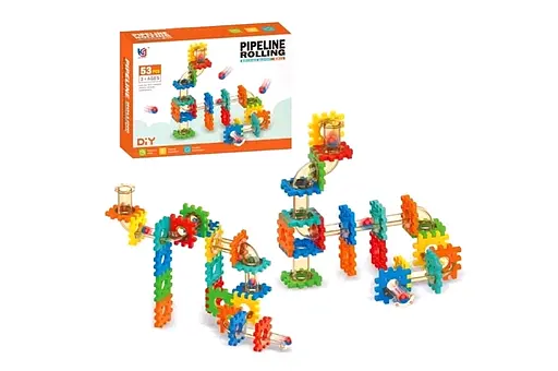 Конструктор-лабіринт Кулькотрек, E037, 53 деталі, 29x21x6.5 см