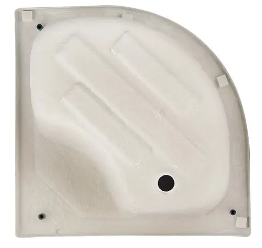 Набор Lidz Душевая кабина Latwa SC80x80.SAT.HIGH.GR полукруглая, стекло тонированное 4 мм + Душевой поддон Kapielka ST80x80x41, с панелью - фото 11