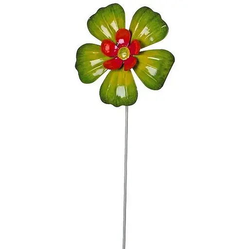 Фігурка декоративна садова Greenware Квітка, зелений - фото 1