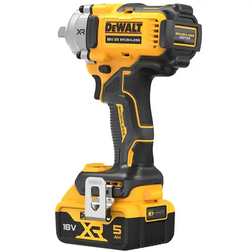 DeWALT Гайковерт ударный XR Li-Ion бесщеточный 18В акб 2х5А·час 1084Нм 2000об/мин 3250уд/мин 1/2" ЗП кейс 1.67кг - фото 6