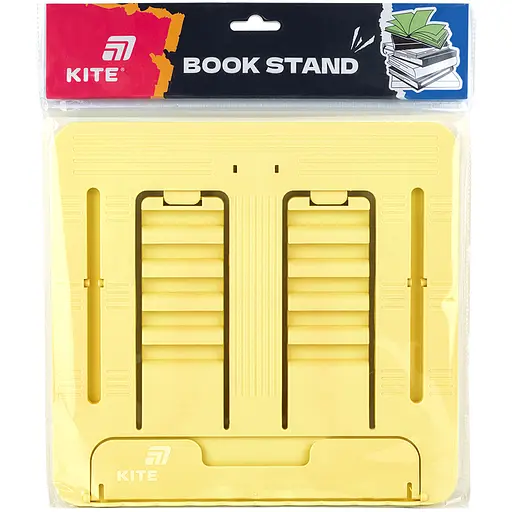Подставка для книг Kite пластиковая желтая (K25-330-5) - фото 3