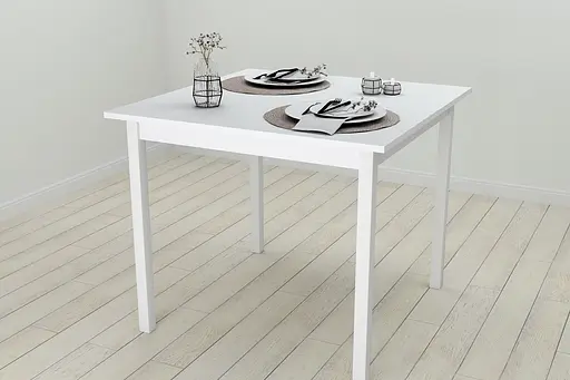 Стіл кухонний Ferrum-decor Дієго 75x90x90 Білий ДСП Біле 16мм (FRD-106311) - фото 4