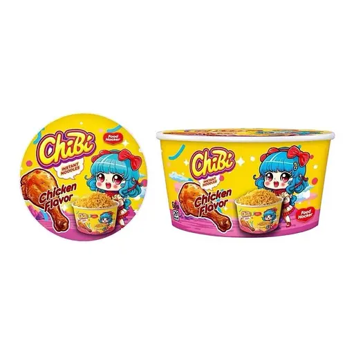 Локшина швидкого приготування ChiBi зі смаком курки 85 г - фото 1