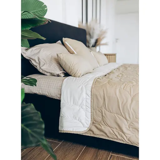 Покривало Sonex Tahiti двостороннє 240х220 см коричнево-бежеве (SO102521) - фото 6