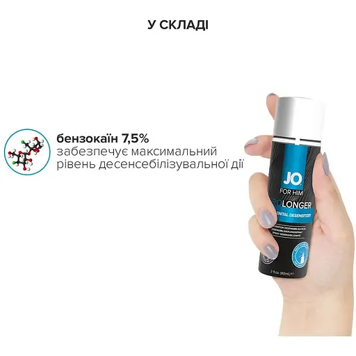 Пролонгировочный спрей System JO PrOlonger Spray With Benzocaine (60 мл) - фото 4