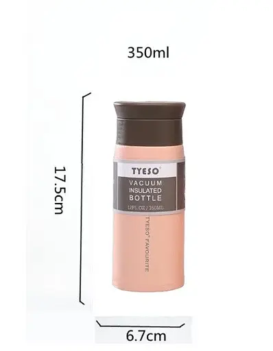 Термос Tyeso 350 мл из нержавеющей стали Pink - фото 2