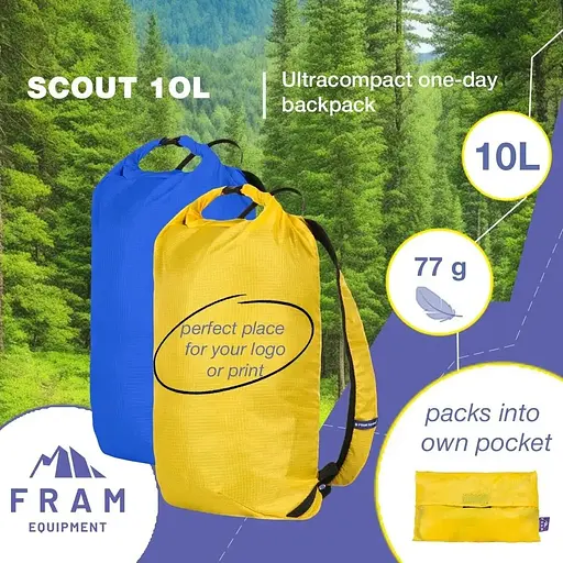 Рюкзак Fram Scout 10 L Желтый (1044-id_6889) - фото 5