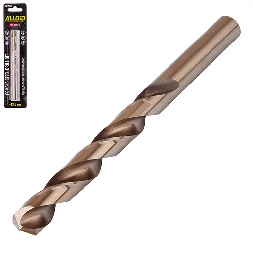 Свердло по металу Alloid Building Tools кобальтове 12.5 мм Р6М5К5 (DB-35125) - фото 2