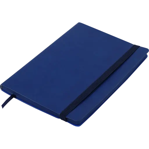 Блокнот діловий Buromax Logo2U Brief А5 96 арк. в лінійку обкладинка штучна шкіра синій (BM.295204-02) - фото 2