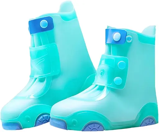 Бахіли на взуття Kidigo дитячі ПВХ H003 XL 32-33 Green (17574)