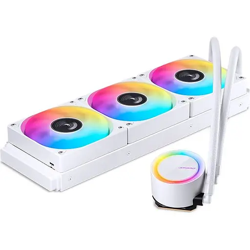 СВО Jonsbo TG-360 White (Intel LGA1700/1200/115X/2011; AMD AM4/AM5/4PIN PWM) (TG-360 White) - фото 2