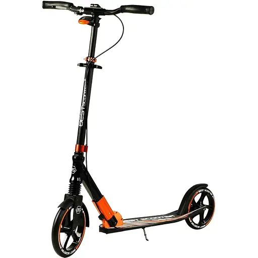 Самокат Best Scooter складаний Від 3 до 16 років Чорно-жовтогарячий 000231303