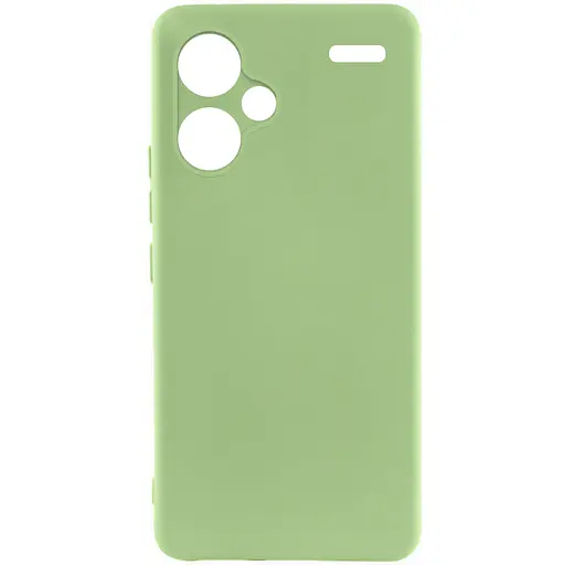 Чохол Silicone Cover Lakshmi Full Camera (A) для Xiaomi Redmi Note 13Pro+ Зелений / Pistachio