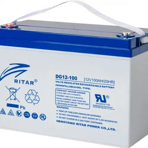 Акумулятор Ritar GEL DG12-100, Gray Case, (12V 100.0Ah) - фото 2