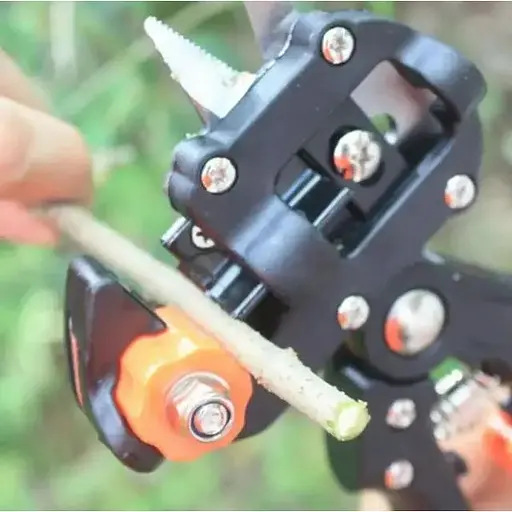 Секатор Titan grafting tool 3 профессиональный прищепный инструмент для прививки и обрезки ветвей деревьев растений кустарников - фото 5