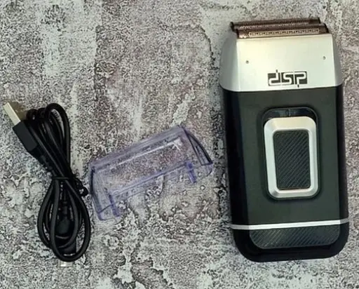 Беспроводная электробритва шейвер DSP 60102 бритва для влажного и сухого бритья аккумуляторная бритва 5 Вт Черный - фото 7