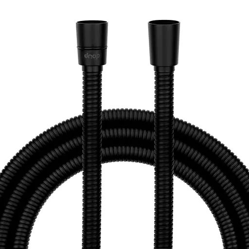 Шланг для душа Drop из нержавеющей стали с двойным Анти-Твистом 175 см черный SH-HM175-PRM-BL
