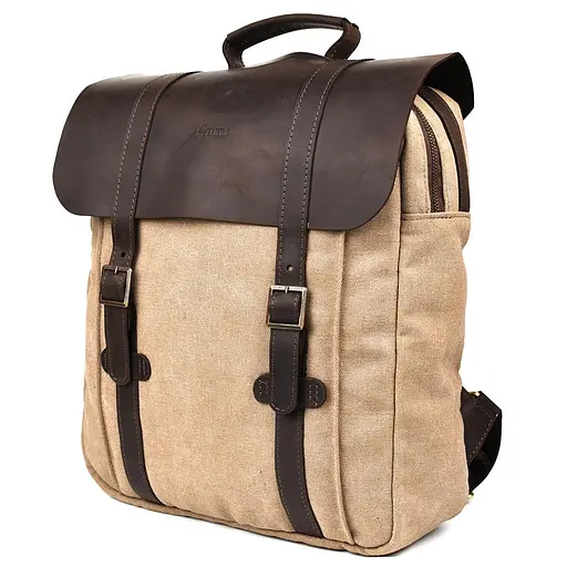 Кожаный женский рюкзак TARWA 32х40х11 см nsa0001411 - фото 3