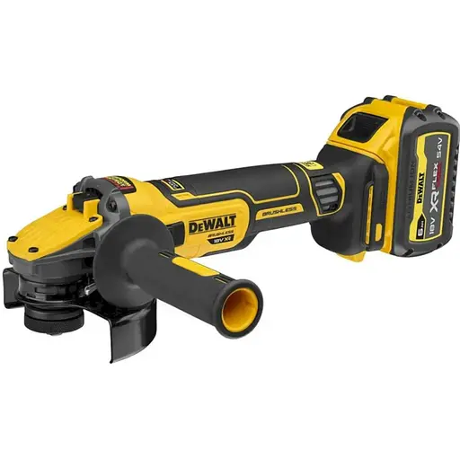 Шлифмашина угловая аккумуляторная DeWalt с АКБ и ЗУ DCG409VST1 - фото 1