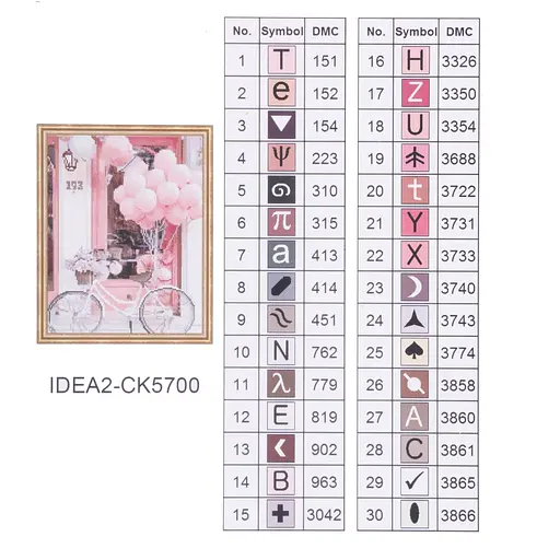 Набір з алмазною мозаїкою "Рожеві мрії" 40*50 см, IDEA2-CK5700, ТМ "99IDEAS" - фото 8