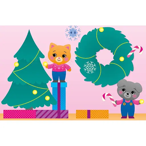 Набор для творчества "Аппликации наклейками Кошечка" 1655001, 30 наклеек - фото 3