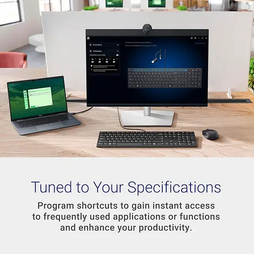 Клавіатура Dell KB525C Pro Wired Collaboration Keyboard Ukrainian (580-BBTG) - фото 6