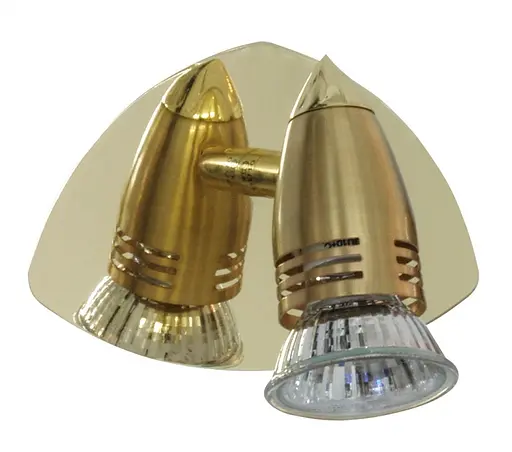 Светильник Brille HTL-25/1 настенный накладной спот Brass matt/Polished brass