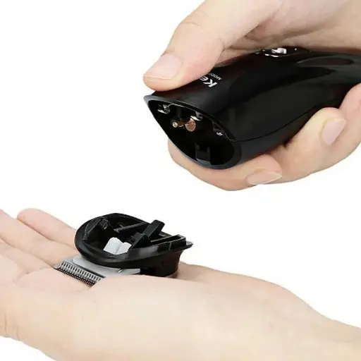 Машинка для стрижки Бритва Тример Kemei KM-600 11 в 1 Стайлер з підставкою - фото 10