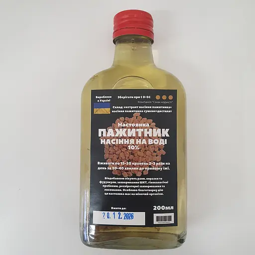 Водна настоянка на наісінні пажитнику 200 мл - фото 1