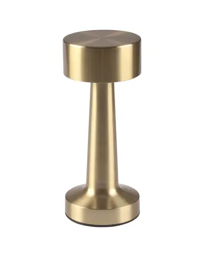 Настільна лампа з акумулятором Goldlux 328007 Simply LED 2700K+4000K+6500K IP20 золота - фото 1