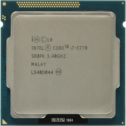 Процессор Intel Core i7 3770 (CM8063701211600) (Socket 1155, 8T, 3.9 ГГц, Tray) Б/у - фото 1