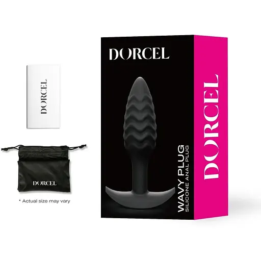 Анальна пробка Dorcel Wavy Plug діаметр 3 см силікон - фото 3