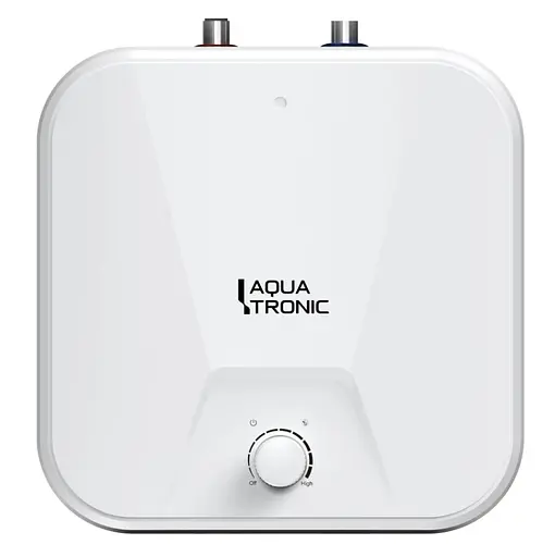 Водонагреватель электрический Aquatronic, 1500 Вт, мокрый ТЭН, 10 л под мойку, вертикальный, квадратный, белый (Compact WU1015 C2M) - фото 1