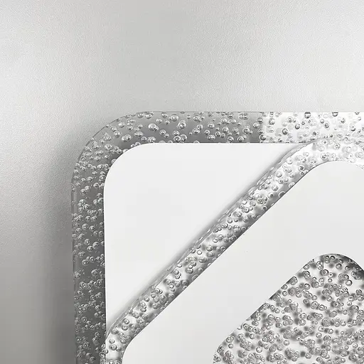 Потолочный или настенный светильник Ø 20 см с прозрачным акрилом с пузырьками Line F Арт. 2230-200 Q WT - фото 2