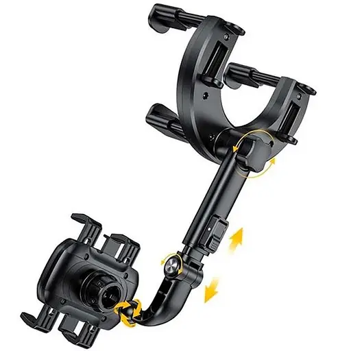 Автотримач на дзеркало заднього виду Borofone BH87 Windriver Black - фото 3