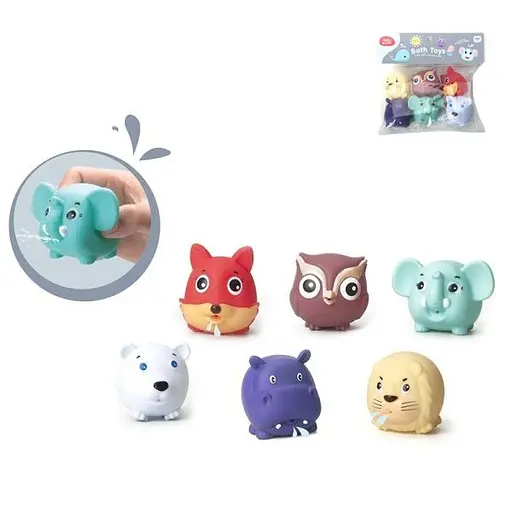 Набір іграшок для купання Y8619 фігурки тварин - фото 2