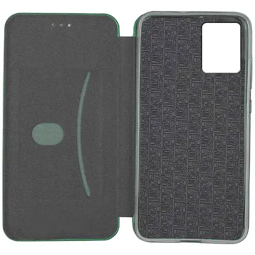 Кожаный чехол-книжка Epik Classy для Xiaomi Redmi 12 Зеленый - фото 3