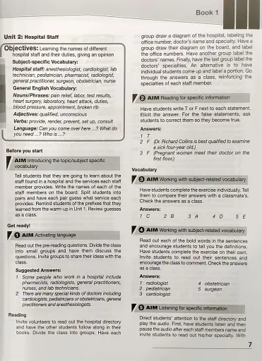 Career Paths. Medical. Teacher's Guide - фото 5