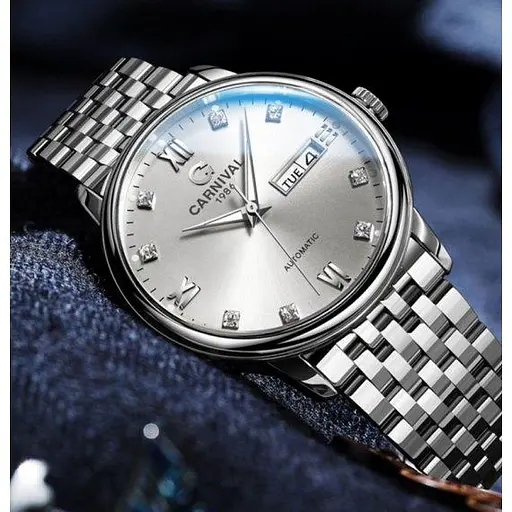 Часы мужские наручные Carnival Toscana (Серебристые) - фото 8
