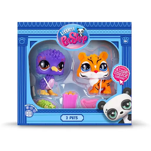 Игровой набор Littlest Pet Shop Вкусовые предпочтения 00528 аксессуары и 2 фигурки